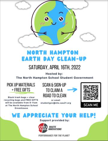Earth Day Cleanup - Saturday, April 16th, 2022